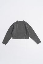 【プランク プロジェクト/PRANK PROJECT】のステッチオーバーショルダーニット / Stitch Over Shoulder Nitt GRY(グレー)|ID: prp329100004624709 ipo3291000000033216539