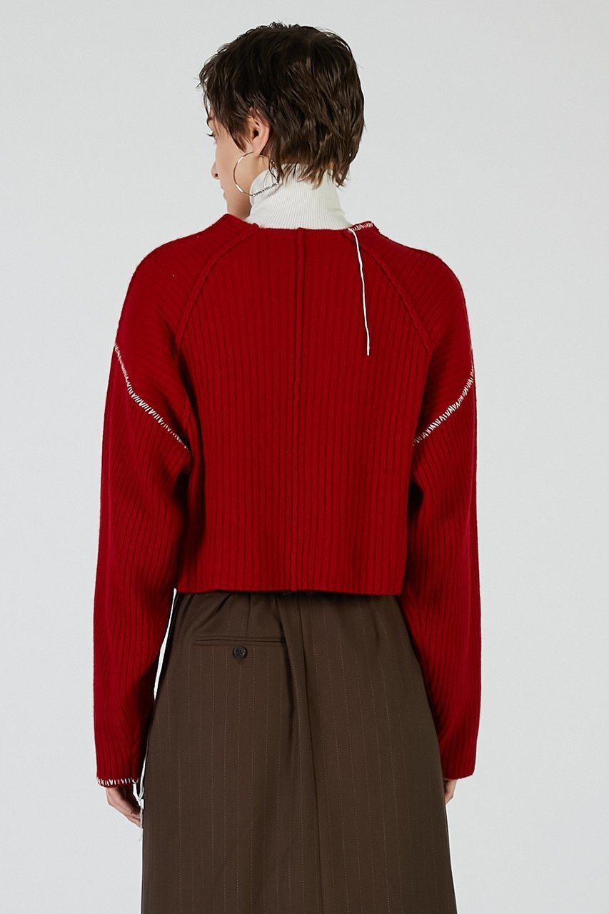 【プランク プロジェクト/PRANK PROJECT】のステッチオーバーショルダーニット / Stitch Over Shoulder Nitt 人気、トレンドファッション・服の通販 founy(ファニー) 　ファッション　Fashion　レディースファッション　Fashion for Women　トップス・カットソー　Cut & Sew Tops　ニット　Knit Tops & Sweaters　カジュアルプルオーバー・ニットトップス　Pullovers & Knit Tops / Casual Pullovers　2025年　2025　2025-2026秋冬・A/W　Autumn/Winter 2025–26 AW25–26　コンパクト　Compact, Small Size　ハンド　Hand, Handmade　A/W・秋冬　Autumn/Winter　other-4|ID: prp329100004624709 ipo3291000000033216544