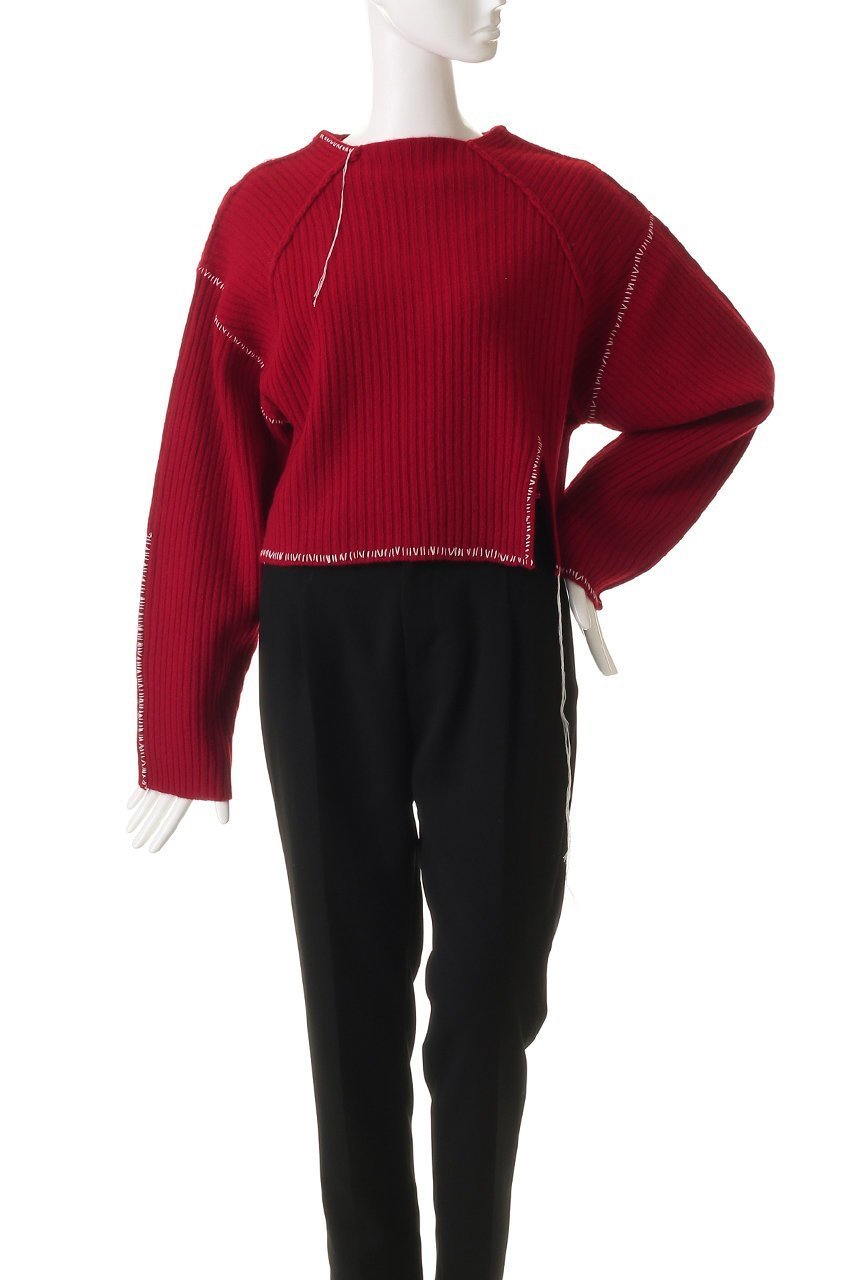 【プランク プロジェクト/PRANK PROJECT】のステッチオーバーショルダーニット / Stitch Over Shoulder Nitt 人気、トレンドファッション・服の通販 founy(ファニー) 　ファッション　Fashion　レディースファッション　Fashion for Women　トップス・カットソー　Cut & Sew Tops　ニット　Knit Tops & Sweaters　カジュアルプルオーバー・ニットトップス　Pullovers & Knit Tops / Casual Pullovers　コンパクト　Compact, Small Size　ハンド　Hand, Handmade　other-5|ID: prp329100004624709 ipo3291000000034144409