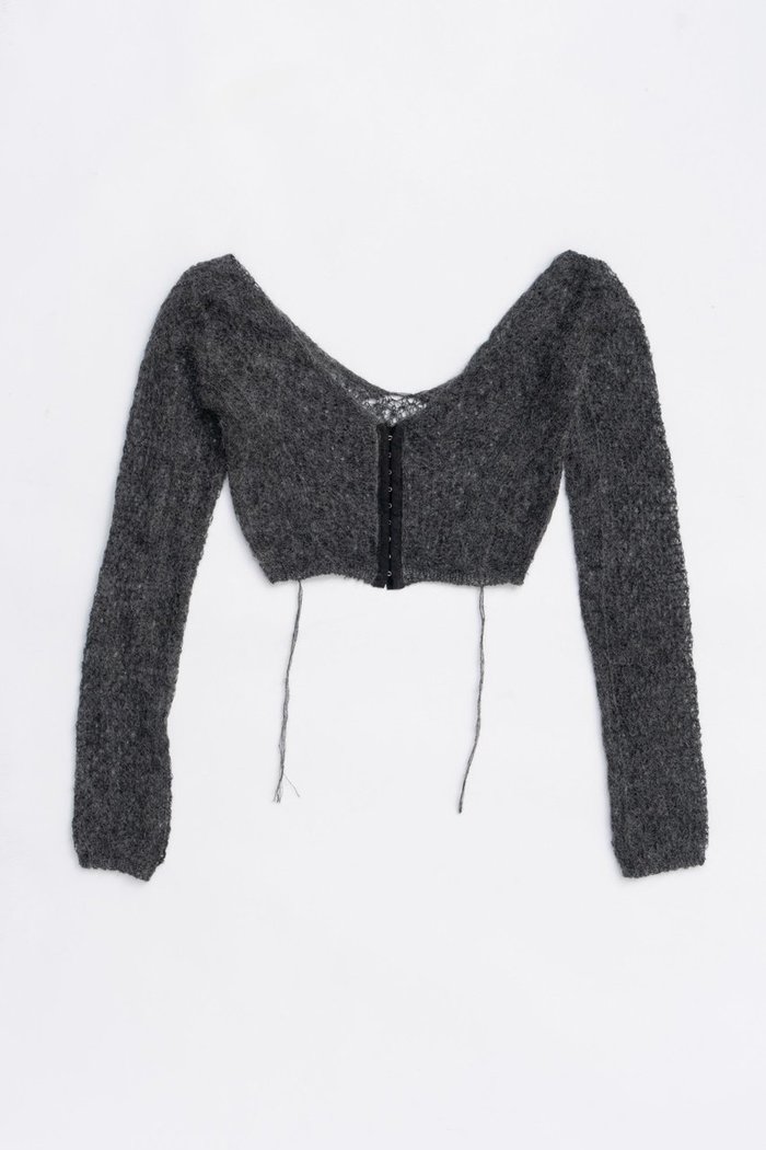【プランク プロジェクト/PRANK PROJECT】のモヘアメッシュショートカーデ / Mohair Mesh Short Cardigan インテリア・キッズ・メンズ・レディースファッション・服の通販 founy(ファニー) https://founy.com/ ファッション Fashion レディースファッション Fashion for Women トップス・カットソー Cut & Sew Tops ニット Knit Tops & Sweaters カーディガン・羽織り Layered Style Cardigans 2025年 2025 2025-2026秋冬・A/W Autumn/Winter 2025–26 AW25–26 カーディガン Cardigan, Knitwear ショート Short, Short Length フロント Front, Front Design ボトム Bottoms, Lower Wear メタル Metal, Metal Parts メッシュ Mesh, Net Fabric A/W・秋冬 Autumn/Winter |ID: prp329100004624712 ipo3291000000033216569