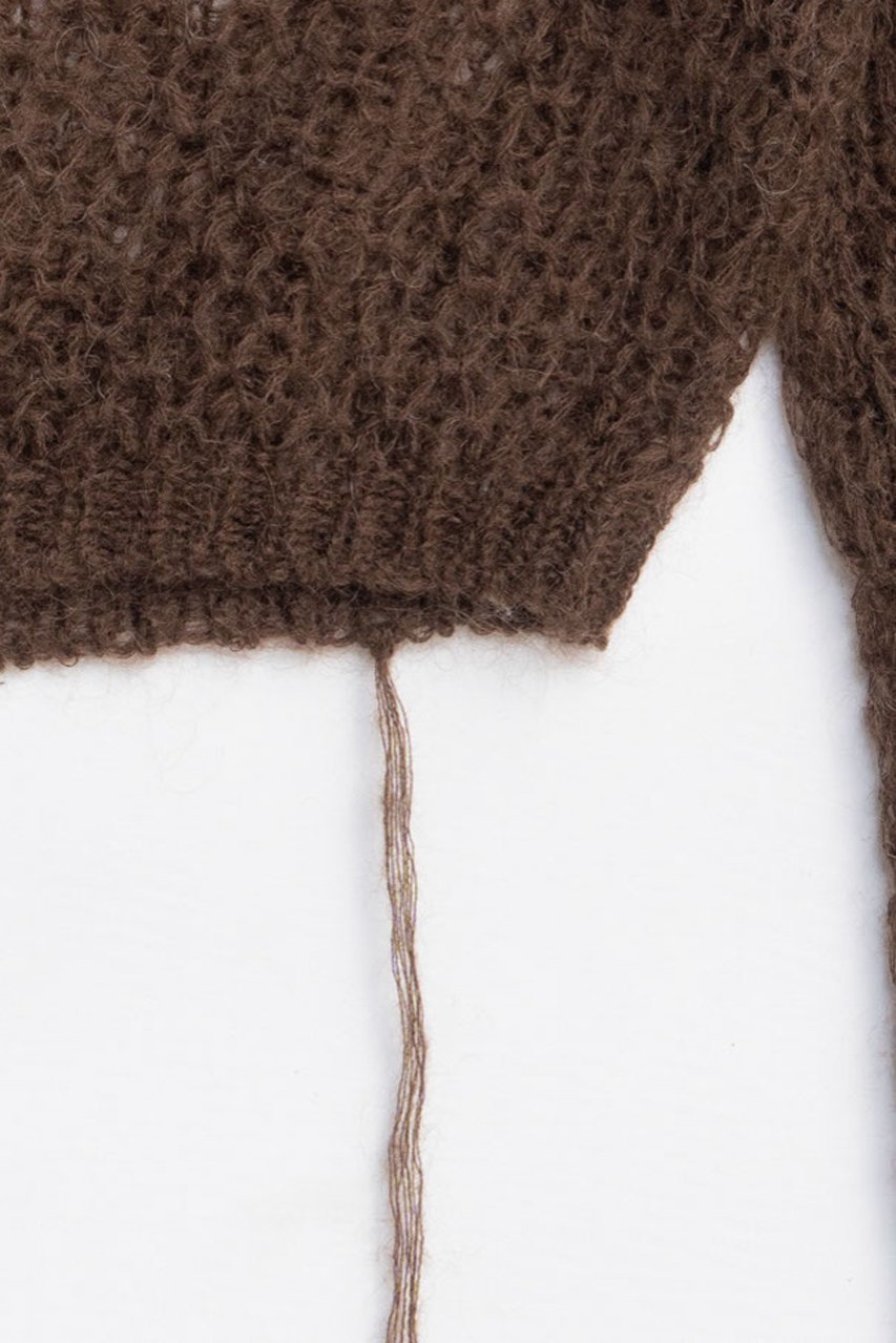 【プランク プロジェクト/PRANK PROJECT】のモヘアメッシュショートカーデ / Mohair Mesh Short Cardigan 人気、トレンドファッション・服の通販 founy(ファニー) 　ファッション　Fashion　レディースファッション　Fashion for Women　トップス・カットソー　Cut & Sew Tops　ニット　Knit Tops & Sweaters　カーディガン・羽織り　Layered Style Cardigans　2025年　2025　2025-2026秋冬・A/W　Autumn/Winter 2025–26 AW25–26　カーディガン　Cardigan, Knitwear　ショート　Short, Short Length　フロント　Front, Front Design　ボトム　Bottoms, Lower Wear　メタル　Metal, Metal Parts　メッシュ　Mesh, Net Fabric　A/W・秋冬　Autumn/Winter　other-7|ID: prp329100004624712 ipo3291000000033216578