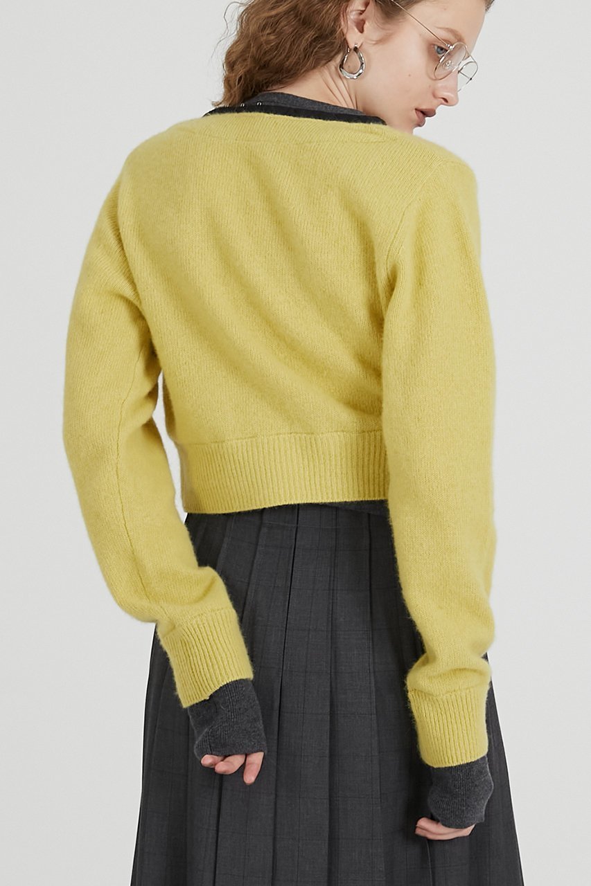 【プランク プロジェクト/PRANK PROJECT】のVネックレイヤードカーデ / V-Neck Layered Cardigan 人気、トレンドファッション・服の通販 founy(ファニー) 　ファッション　Fashion　レディースファッション　Fashion for Women　トップス・カットソー　Cut & Sew Tops　ニット　Knit Tops & Sweaters　カーディガン・羽織り　Layered Style Cardigans　Vネックトップス　V-Neck Tops / V-Cut Neckline Shirts　2025年　2025　2025-2026秋冬・A/W　Autumn/Winter 2025–26 AW25–26　カーディガン　Cardigan, Knitwear　シンプル　Simple, Minimal　ドッキング　Docking, Mixed Material　フィット　Fit, Slim Fit　A/W・秋冬　Autumn/Winter　other-5|ID: prp329100004624713 ipo3291000000033216586