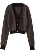 【プランク プロジェクト/PRANK PROJECT】のVネックレイヤードカーデ / V-Neck Layered Cardigan 人気、トレンドファッション・服の通販 founy(ファニー) ファッション Fashion レディースファッション Fashion for Women トップス・カットソー Cut & Sew Tops ニット Knit Tops & Sweaters カーディガン・羽織り Layered Style Cardigans Vネックトップス V-Neck Tops / V-Cut Neckline Shirts カーディガン Cardigan, Knitwear シンプル Simple, Minimal ドッキング Docking, Mixed Material フィット Fit, Slim Fit thumbnail BRN(ブラウン)|ID: prp329100004624713 ipo3291000000033948910