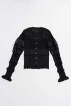 【プランク プロジェクト/PRANK PROJECT】のコントラストボーダーニットトップ / Contrast Border Knit Top BLK(ブラック)|ID: prp329100004624714 ipo3291000000033216590