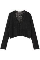 【ミディウミソリッド/MIDIUMISOLID】のレースメッシュカーディガン black|ID: prp329100004624719 ipo3291000000035903056
