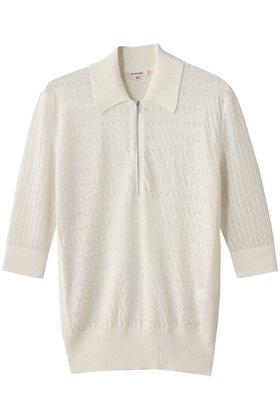 【ブラミンク/BLAMINK】 レースジップハーフスリーブニット人気、トレンドファッション・服の通販 founy(ファニー) ファッション Fashion レディースファッション Fashion for Women トップス・カットソー Cut & Sew Tops ニット Knit Tops & Sweaters カジュアルプルオーバー・ニットトップス Pullovers & Knit Tops / Casual Pullovers 2025年 2025 2025-2026秋冬・A/W Autumn/Winter 2025–26 AW25–26 スポーティ Sporty, Casual Athletic デニム Denim, Jeans Material フェミニン Feminine, Girly レース Lace, Lace Fabric A/W・秋冬 Autumn/Winter |ID:prp329100004624722
