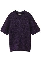 【ブラミンク/BLAMINK】のラメショートスリーブニット 人気、トレンドファッション・服の通販 founy(ファニー) ファッション Fashion レディースファッション Fashion for Women トップス・カットソー Cut & Sew Tops ニット Knit Tops & Sweaters カジュアルプルオーバー・ニットトップス Pullovers & Knit Tops / Casual Pullovers 2025年 2025 2025-2026秋冬・A/W Autumn/Winter 2025–26 AW25–26 リュクス Luxury, Elegant, High-End, Chic A/W・秋冬 Autumn/Winter thumbnail パープル|ID: prp329100004624723 ipo3291000000033216668