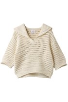 【ランバン オン ブルー/LANVIN en Bleu】のアイレットセーラーカラーニット 人気、トレンドファッション・服の通販 founy(ファニー) ファッション Fashion レディースファッション Fashion for Women トップス・カットソー Cut & Sew Tops ニット Knit Tops & Sweaters カジュアルプルオーバー・ニットトップス Pullovers & Knit Tops / Casual Pullovers アイレット Eyelet Lace インナー Innerwear トレンド Trend, Trending Now 透かし Cut-Out, Lacework thumbnail オフ|ID: prp329100004624724 ipo3291000000036181372