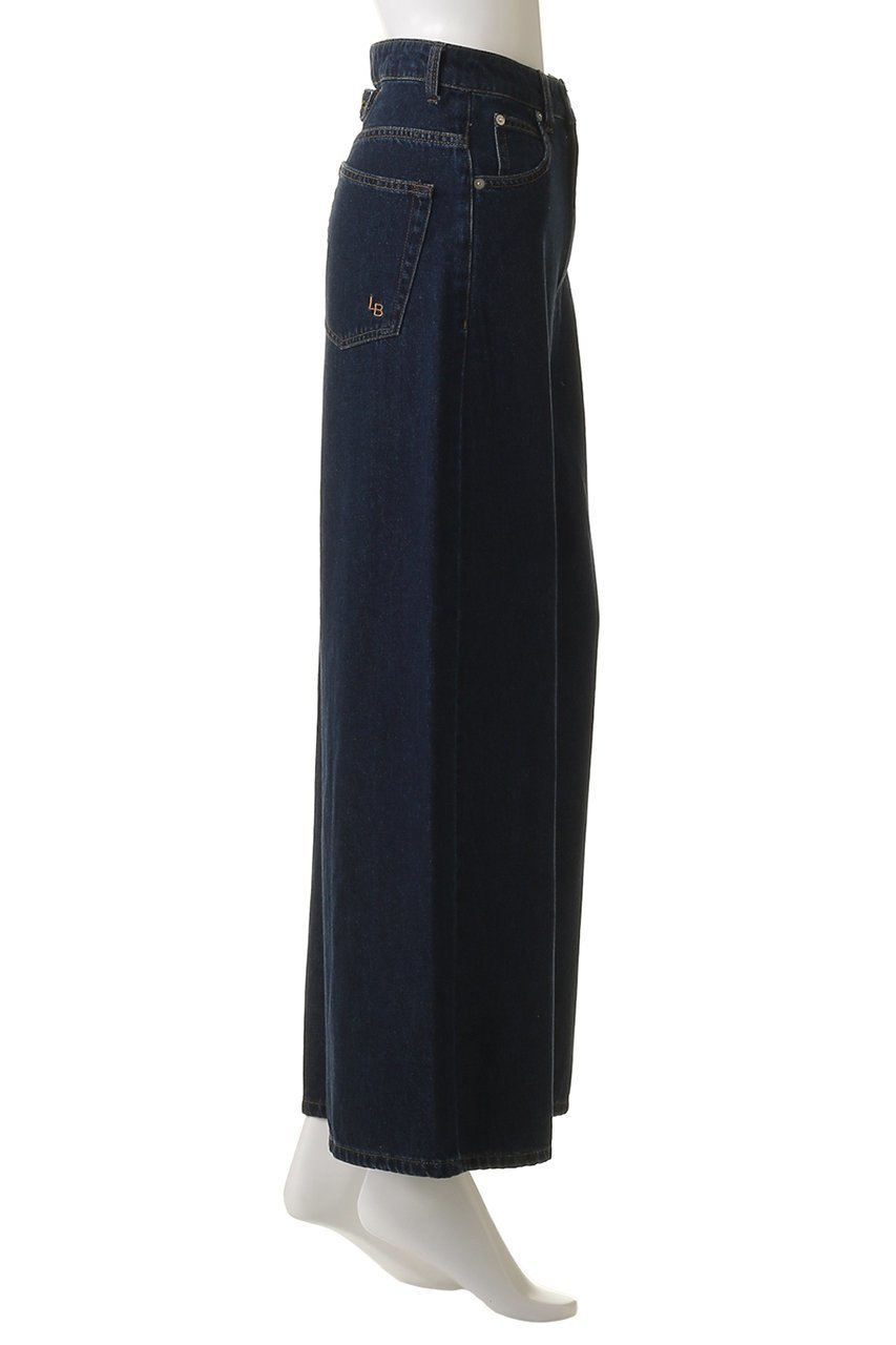 【ランバン オン ブルー/LANVIN en Bleu】のアジャスターデニムパンツ 人気、トレンドファッション・服の通販 founy(ファニー) 　ファッション　Fashion　レディースファッション　Fashion for Women　パンツ　Pants & Trousers　デニムパンツ・ジーンズ・美脚デニム　Denim Jeans & Pants　デニム　Denim, Jeans Material　ワイド　Wide, Wide Fit　定番　Standard, Basic Item　other-3|ID: prp329100004624728 ipo3291000000035663658