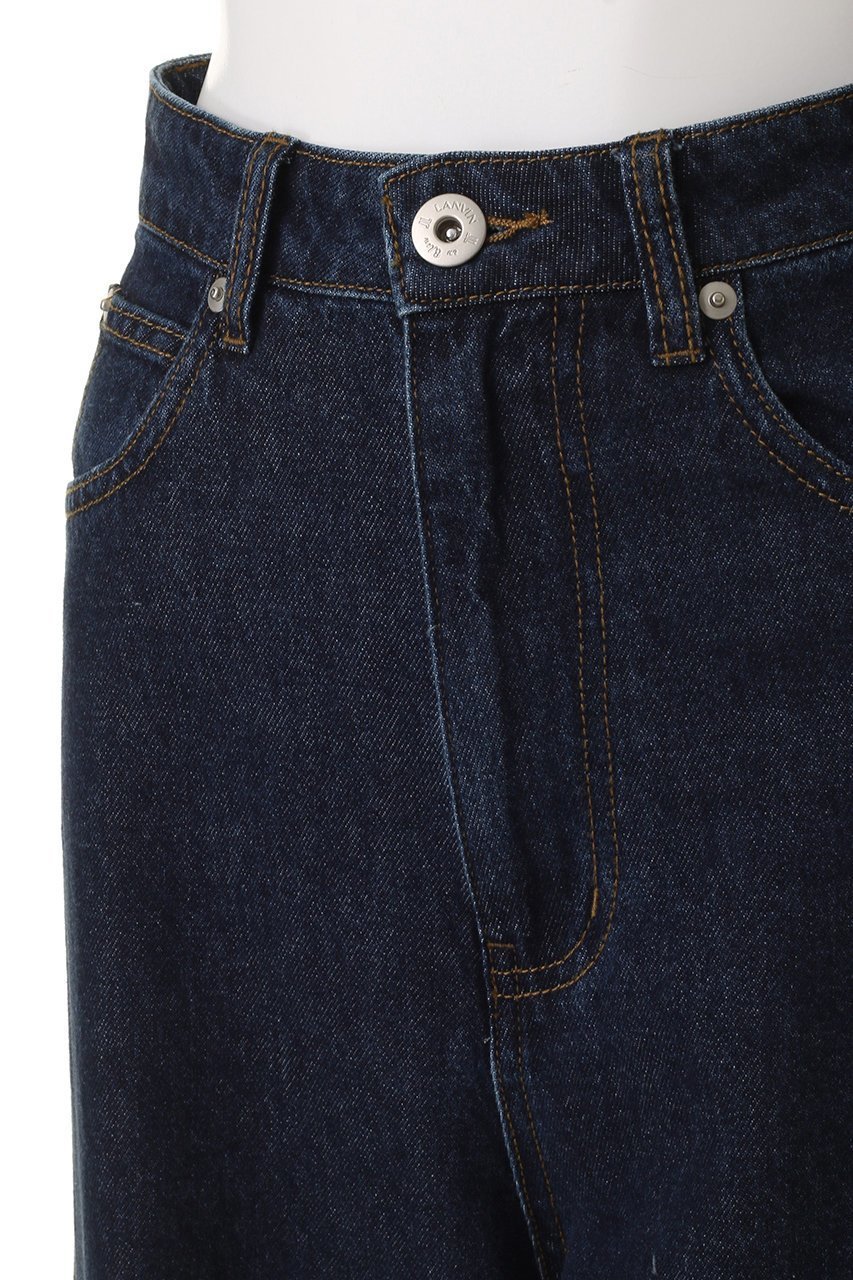 【ランバン オン ブルー/LANVIN en Bleu】のアジャスターデニムパンツ 人気、トレンドファッション・服の通販 founy(ファニー) 　ファッション　Fashion　レディースファッション　Fashion for Women　パンツ　Pants & Trousers　デニムパンツ・ジーンズ・美脚デニム　Denim Jeans & Pants　デニム　Denim, Jeans Material　ワイド　Wide, Wide Fit　定番　Standard, Basic Item　other-5|ID: prp329100004624728 ipo3291000000035663661