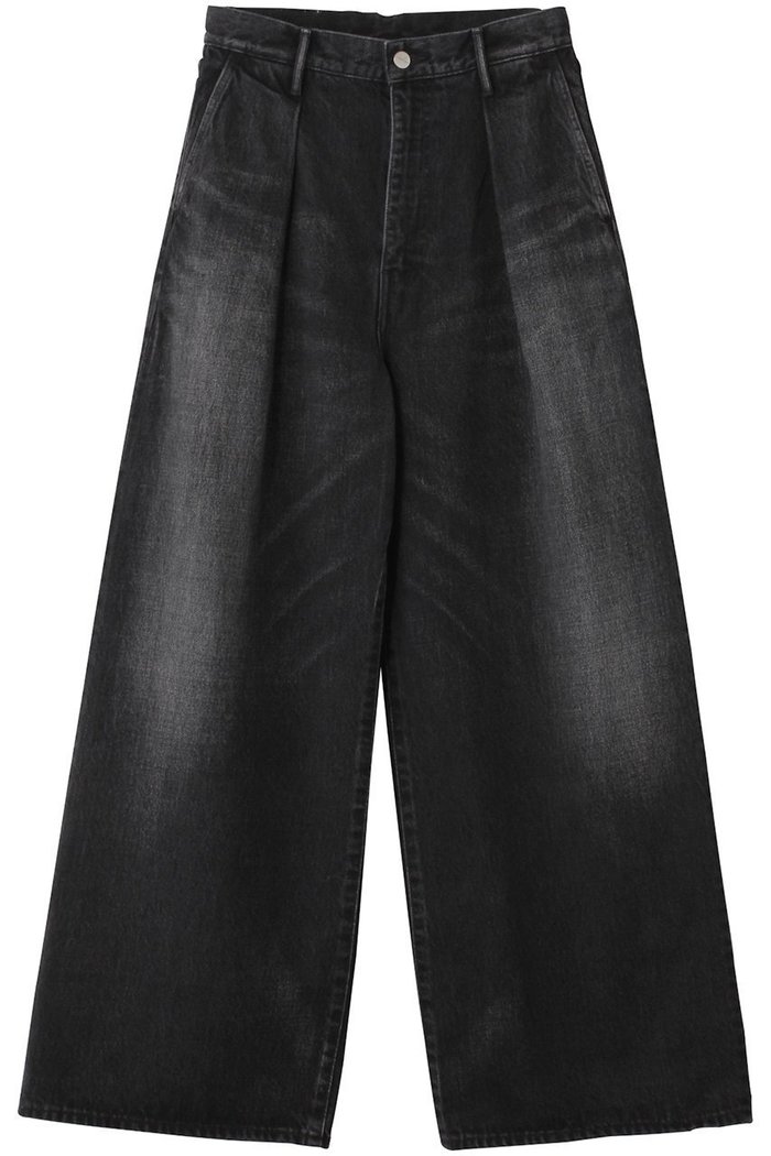 【グラフペーパー/Graphpaper】のSelvage Denim Two Tuck Wide Pants/パンツ インテリア・キッズ・メンズ・レディースファッション・服の通販 founy(ファニー) https://founy.com/ ファッション Fashion レディースファッション Fashion for Women パンツ Pants & Trousers デニムパンツ・ジーンズ・美脚デニム Denim Jeans & Pants 2025年 2025 2025-2026秋冬・A/W Autumn/Winter 2025–26 AW25–26 デニム Denim, Jeans Material ロング Long, Long-Length ワイド Wide, Wide Fit A/W・秋冬 Autumn/Winter |ID: prp329100004624730 ipo3291000000033216717