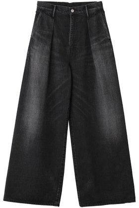 【グラフペーパー/Graphpaper】のSelvage Denim Two Tuck Wide Pants/パンツ 人気、トレンドファッション・服の通販 founy(ファニー) ファッション Fashion レディースファッション Fashion for Women パンツ Pants & Trousers デニムパンツ・ジーンズ・美脚デニム Denim Jeans & Pants 2025年 2025 2025-2026秋冬・A/W Autumn/Winter 2025–26 AW25–26 デニム Denim, Jeans Material ロング Long, Long-Length ワイド Wide, Wide Fit A/W・秋冬 Autumn/Winter |ID:prp329100004624730