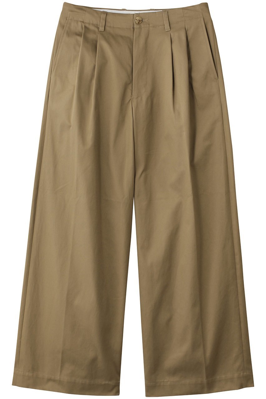 【ユニバーサルプロダクツ/UNIVERSAL PRODUCTS / MEN】の【MEN】2TUCK WIDE CHINO TROUSERS/パンツ 人気、トレンドファッション・服の通販 founy(ファニー) 　ファッション　Fashion　メンズファッション　Fashion for Men　ボトムス　Bottoms　2025年　2025　2025-2026秋冬・A/W　Autumn/Winter 2025–26 AW25–26　フォルム　Silhouette, Form　ワイド　Wide, Wide Fit　エレガント 上品　Elegant　定番　Standard, Basic Item　A/W・秋冬　Autumn/Winter　 other-1|ID: prp329100004624731 ipo3291000000033216723
