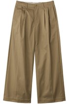 【ユニバーサルプロダクツ/UNIVERSAL PRODUCTS / MEN】の【MEN】2TUCK WIDE CHINO TROUSERS/パンツ CAMEL|ID: prp329100004624731 ipo3291000000036047399