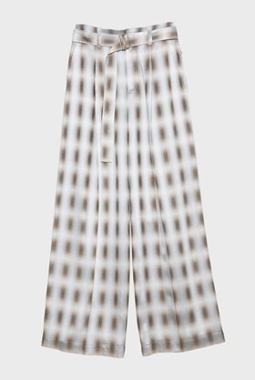 【スタニングルアー/STUNNING LURE】 rベルテッドチェックワイドパンツ人気、トレンドファッション・服の通販 founy(ファニー) ファッション Fashion レディースファッション Fashion for Women パンツ Pants & Trousers エレガント 上品 Elegant サテン Satin, Glossy Fabric チェック Check, Plaid, Tartan ヨーク Yoke, Yoke Design リラックス Relax, Relaxed Fit ワイド Wide, Wide Fit 新作・新入荷 New Arrivals / New In |ID:prp329100004624732