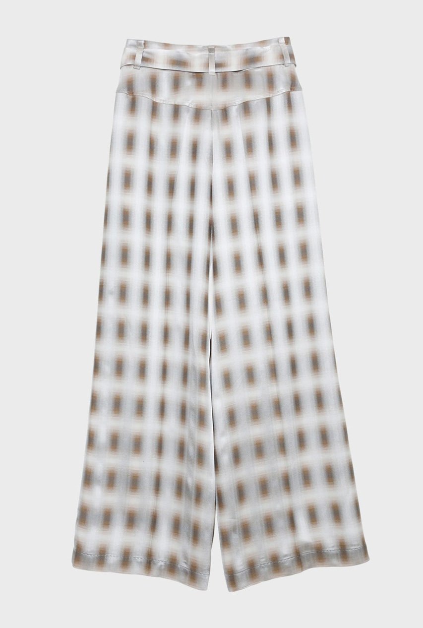 【スタニングルアー/STUNNING LURE】のrベルテッドチェックワイドパンツ 人気、トレンドファッション・服の通販 founy(ファニー) ファッション Fashion レディースファッション Fashion for Women パンツ Pants & Trousers エレガント 上品 Elegant サテン Satin, Glossy Fabric チェック Check, Plaid, Tartan ヨーク Yoke, Yoke Design リラックス Relax, Relaxed Fit ワイド Wide, Wide Fit other-2|ID: prp329100004624732 ipo3291000000033662145