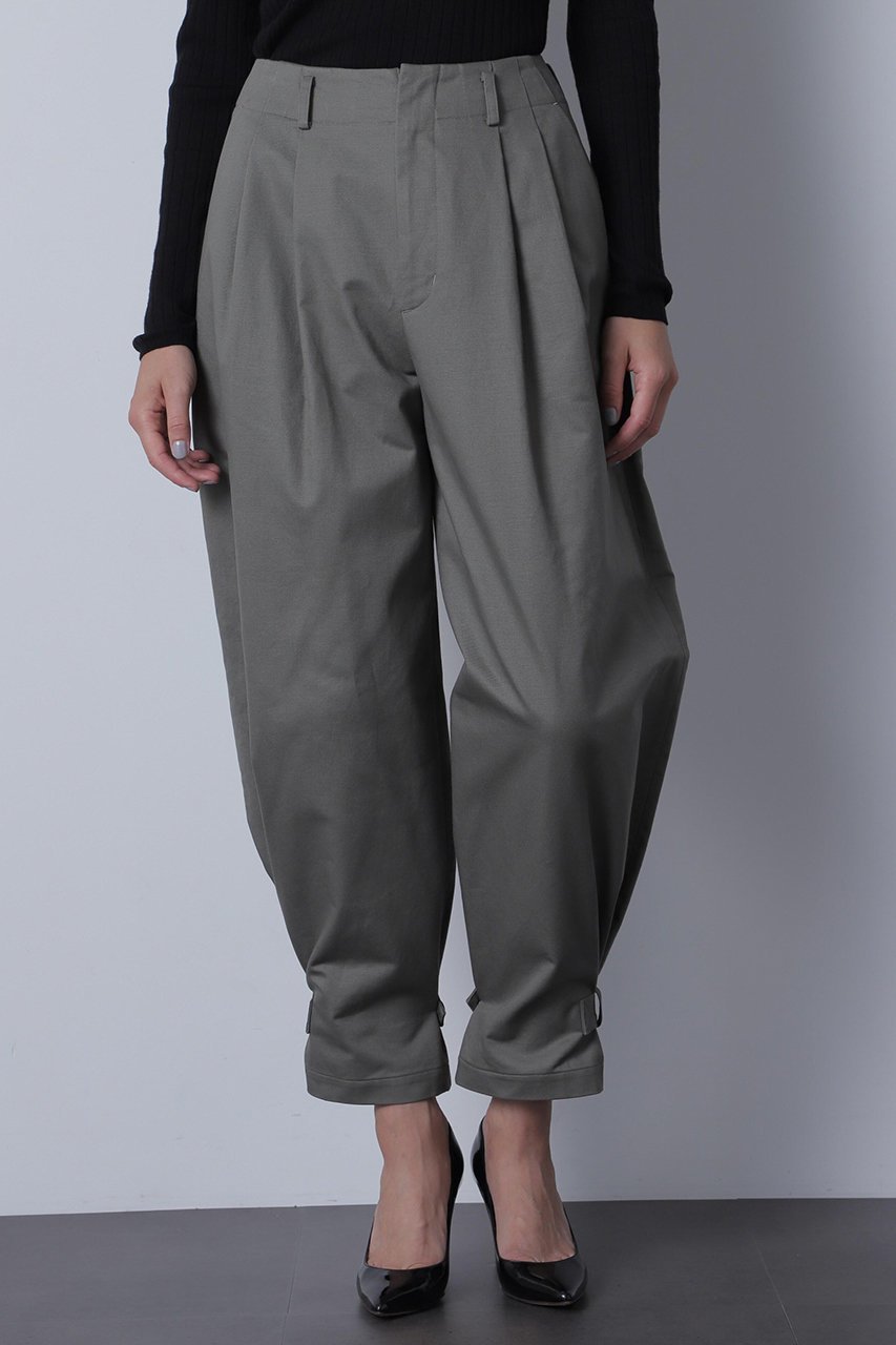 【ヒューエルミュージアム/hueLe Museum】の【STUMBLY】Curvy Pants 人気、トレンドファッション・服の通販 founy(ファニー) 　ファッション　Fashion　レディースファッション　Fashion for Women　パンツ　Pants & Trousers　サテン　Satin, Glossy Fabric　フレンチ　French, French Style　ミリタリー　Military, Army Style　other-3|ID: prp329100004624734 ipo3291000000033216787