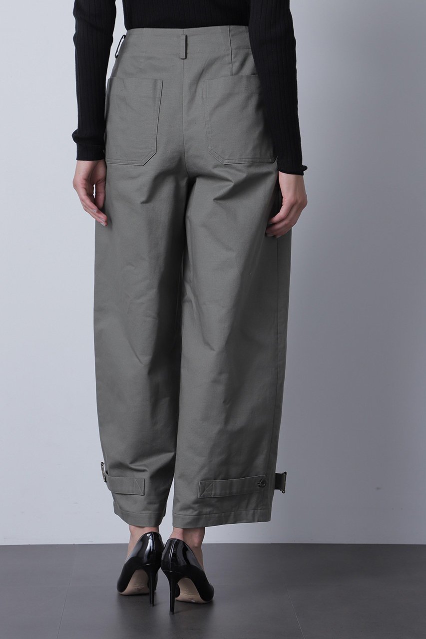 【ヒューエルミュージアム/hueLe Museum】の【STUMBLY】Curvy Pants 人気、トレンドファッション・服の通販 founy(ファニー) 　ファッション　Fashion　レディースファッション　Fashion for Women　パンツ　Pants & Trousers　サテン　Satin, Glossy Fabric　フレンチ　French, French Style　ミリタリー　Military, Army Style　other-6|ID: prp329100004624734 ipo3291000000033216790