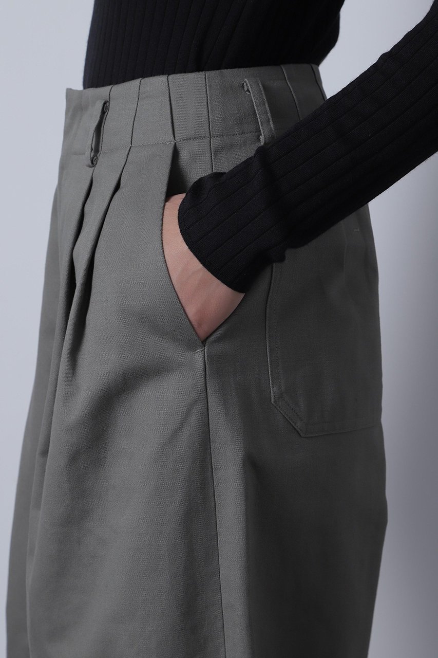 【ヒューエルミュージアム/hueLe Museum】の【STUMBLY】Curvy Pants 人気、トレンドファッション・服の通販 founy(ファニー) 　ファッション　Fashion　レディースファッション　Fashion for Women　パンツ　Pants & Trousers　サテン　Satin, Glossy Fabric　フレンチ　French, French Style　ミリタリー　Military, Army Style　other-7|ID: prp329100004624734 ipo3291000000033216791
