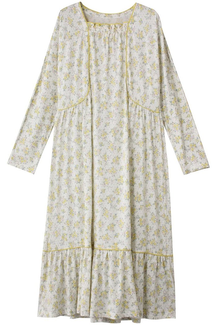 【キッドブルー/KID BLUE】のピンドットフラワーNナイティ インテリア・キッズ・メンズ・レディースファッション・服の通販 founy(ファニー) https://founy.com/ ファッション Fashion レディースファッション Fashion for Women 2025年 2025 2025-2026秋冬・A/W Autumn/Winter 2025–26 AW25–26 おすすめ Recommended / Our Picks ギャザー Gathered, Ruffled ドット Polka Dot, Dot Pattern パイピング Piping, Trim Design パジャマ Pajamas, Sleepwear フェミニン Feminine, Girly リラックス Relax, Relaxed Fit エレガント 上品 Elegant A/W・秋冬 Autumn/Winter |ID: prp329100004624736 ipo3291000000033216801