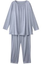 【キッドブルー/KID BLUE】の25AWトップシルク天竺パジャマ ブルー|ID:prp329100004624739