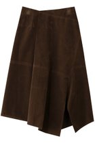 【スタニングルアー/STUNNING LURE】のrスエードイレギュラーヘムスカート ブラウン|ID: prp329100004624740 ipo3291000000036013530