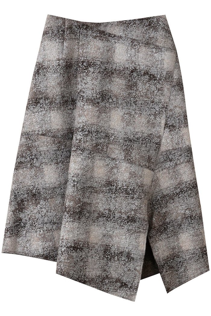 【スタニングルアー/STUNNING LURE】のrホイルチェックイレギュラーヘムスカート インテリア・キッズ・メンズ・レディースファッション・服の通販 founy(ファニー) https://founy.com/ ファッション Fashion レディースファッション Fashion for Women スカート Skirts ロングスカート Long Skirts / Maxi & Midi Skirts シルバー Silver, Metallic Silver スリット Slit, Slit Detail セットアップ Set-Up, Coordinated Outfit チェック Check, Plaid, Tartan プリント Print, Printed Pattern ベスト Vest, Waistcoat ロング Long, Long-Length |ID: prp329100004624741 ipo3291000000035817547