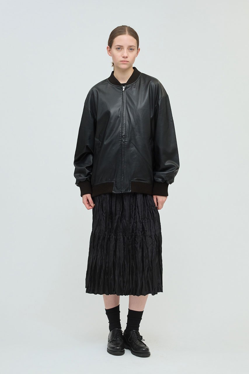 【ミズイロ インド/mizuiro ind】のsatin washer pleats SK スカート 人気、トレンドファッション・服の通販 founy(ファニー)  ファッション Fashion レディースファッション Fashion for Women スカート Skirts ロングスカート Long Skirts / Maxi & Midi Skirts サテン Satin, Glossy Fabric ストレート Straight, Straight Cut プリーツ Pleats, Pleated リラックス Relax, Relaxed Fit ロング Long, Long-Length ワッシャー Washer, Crinkled Finish other-6|ID: prp329100004624743 ipo3291000000033906287