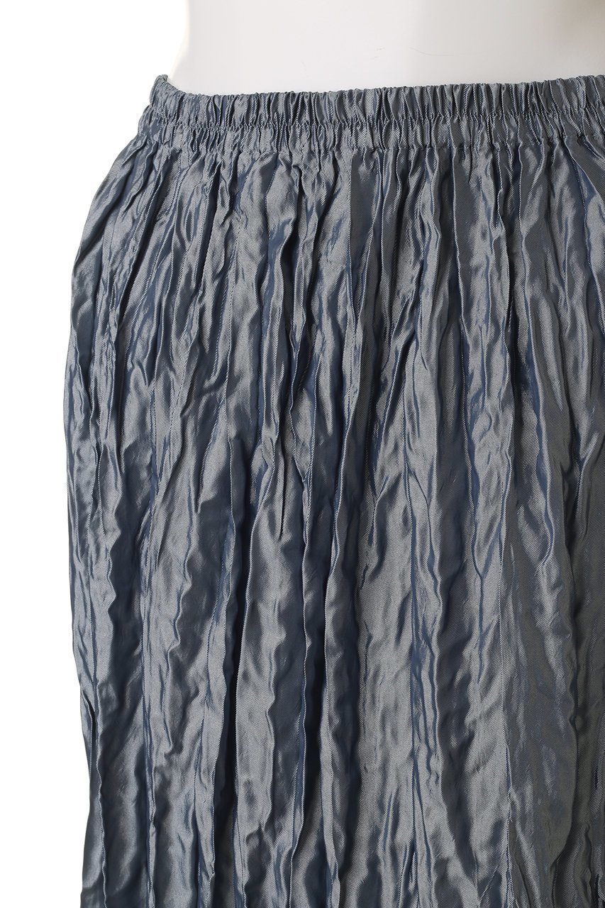 【ミズイロ インド/mizuiro ind】のサテンワッシャープリーツスカート 人気、トレンドファッション・服の通販 founy(ファニー) 　ファッション　Fashion　レディースファッション　Fashion for Women　スカート　Skirts　プリーツスカート / 上品フェミニンスタイル　Pleated Skirts　ロングスカート　Long Skirts / Maxi & Midi Skirts　サテン　Satin, Glossy Fabric　ストレート　Straight, Straight Cut　プリーツ　Pleats, Pleated　リラックス　Relax, Relaxed Fit　ロング　Long, Long-Length　ワッシャー　Washer, Crinkled Finish　other-5|ID: prp329100004624743 ipo3291000000036181415