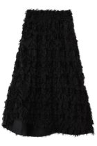 【ランバン オン ブルー/LANVIN en Bleu】のロングカットジャガードスカート ブラック|ID: prp329100004624745 ipo3291000000036181422