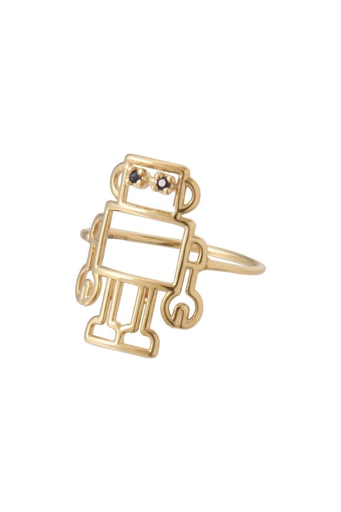 【アリータ/ALIITA】のROBOT ZAFIRO AZUL リング インテリア・キッズ・メンズ・レディースファッション・服の通販 founy(ファニー) https://founy.com/ ファッション Fashion レディースファッション Fashion for Women ジュエリー Jewelry イエロー Yellow シンプル Simple, Minimal パーティ Party, Party Style モチーフ Motif, Design Theme リュクス Luxury, Elegant, High-End, Chic |ID: prp329100004625355 ipo3291000000035815822