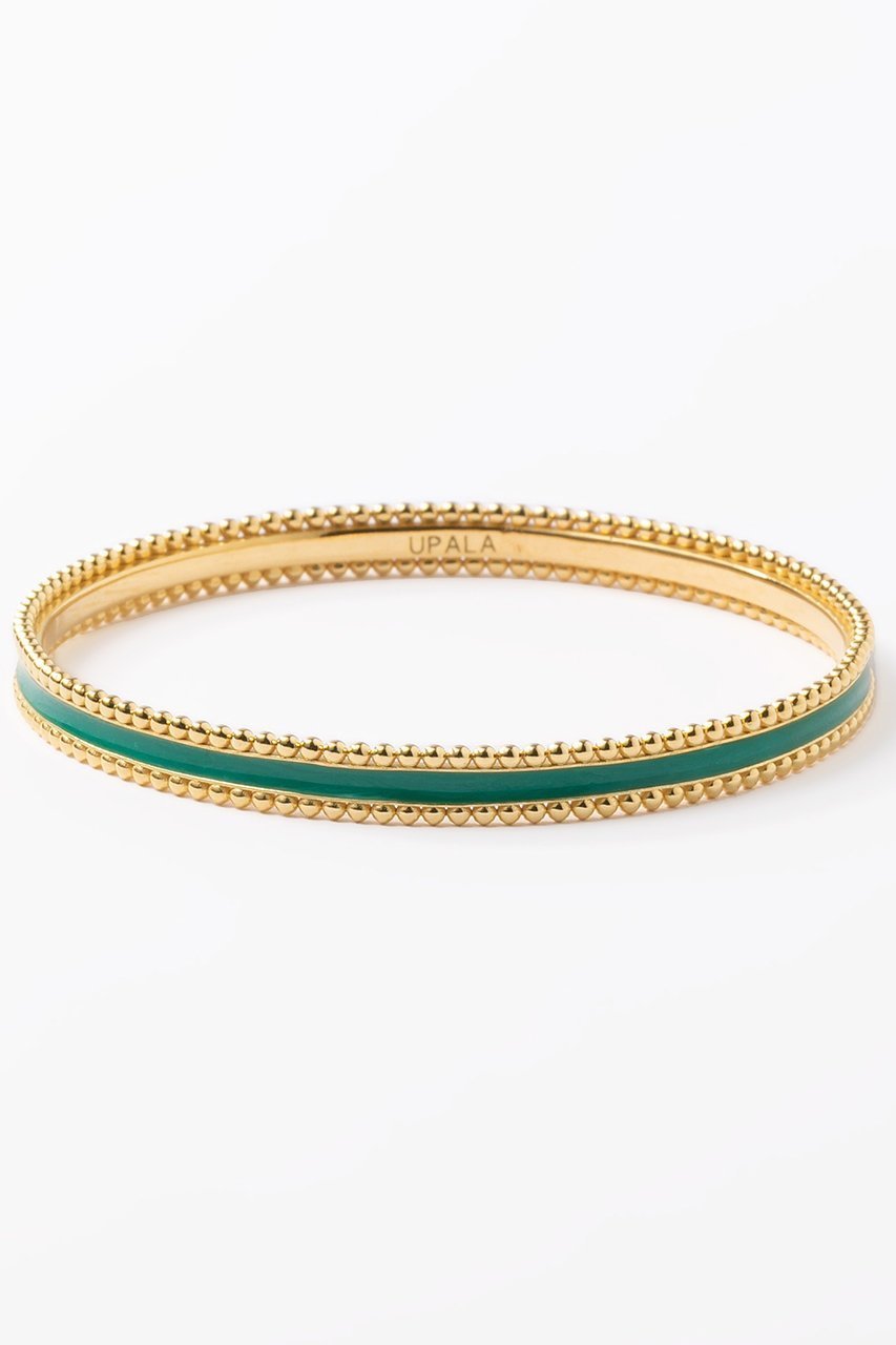 【ヌキテパ/NE QUITTEZ PAS】の【UPALA】Milgrain Enamel バングル インテリア・キッズ・メンズ・レディースファッション・服の通販 founy(ファニー) 　ファッション　Fashion　レディースファッション　Fashion for Women　ジュエリー　Jewelry　チェーン＆カフブレスレット　Cuff & Chain Bracelets　バングル・カフブレスレット　Bangles & Cuff Bracelets　2025年　2025　2025-2026秋冬・A/W　Autumn/Winter 2025–26 AW25–26　おすすめ　Recommended / Our Picks　エナメル　Patent Leather　グラデーション　Gradient, Ombre　シンプル　Simple, Minimal　バングル　Bangle, Bracelet　A/W・秋冬　Autumn/Winter　グリーン|ID: prp329100004625356 ipo3291000000033229595