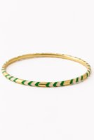 【ヌキテパ/NE QUITTEZ PAS】の【UPALA】Striped Enamel バングル 人気、トレンドファッション・服の通販 founy(ファニー) ファッション Fashion レディースファッション Fashion for Women ジュエリー Jewelry チェーン＆カフブレスレット Cuff & Chain Bracelets バングル・カフブレスレット Bangles & Cuff Bracelets 2025年 2025 2025-2026秋冬・A/W Autumn/Winter 2025–26 AW25–26 おすすめ Recommended / Our Picks インド Indian Textile ジュエリー Jewelry, Accessories バングル Bangle, Bracelet モダン Modern, Contemporary A/W・秋冬 Autumn/Winter |ID:prp329100004625357