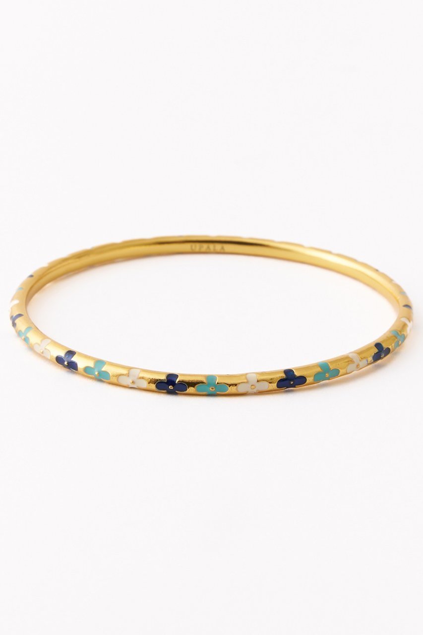 【ヌキテパ/NE QUITTEZ PAS】の【UPALA】Flower Enamel バングル インテリア・キッズ・メンズ・レディースファッション・服の通販 founy(ファニー) 　ファッション　Fashion　レディースファッション　Fashion for Women　ジュエリー　Jewelry　チェーン＆カフブレスレット　Cuff & Chain Bracelets　バングル・カフブレスレット　Bangles & Cuff Bracelets　おすすめ　Recommended / Our Picks　インド　Indian Textile　ジュエリー　Jewelry, Accessories　バングル　Bangle, Bracelet　モダン　Modern, Contemporary　ブルー|ID: prp329100004625358 ipo3291000000035510005