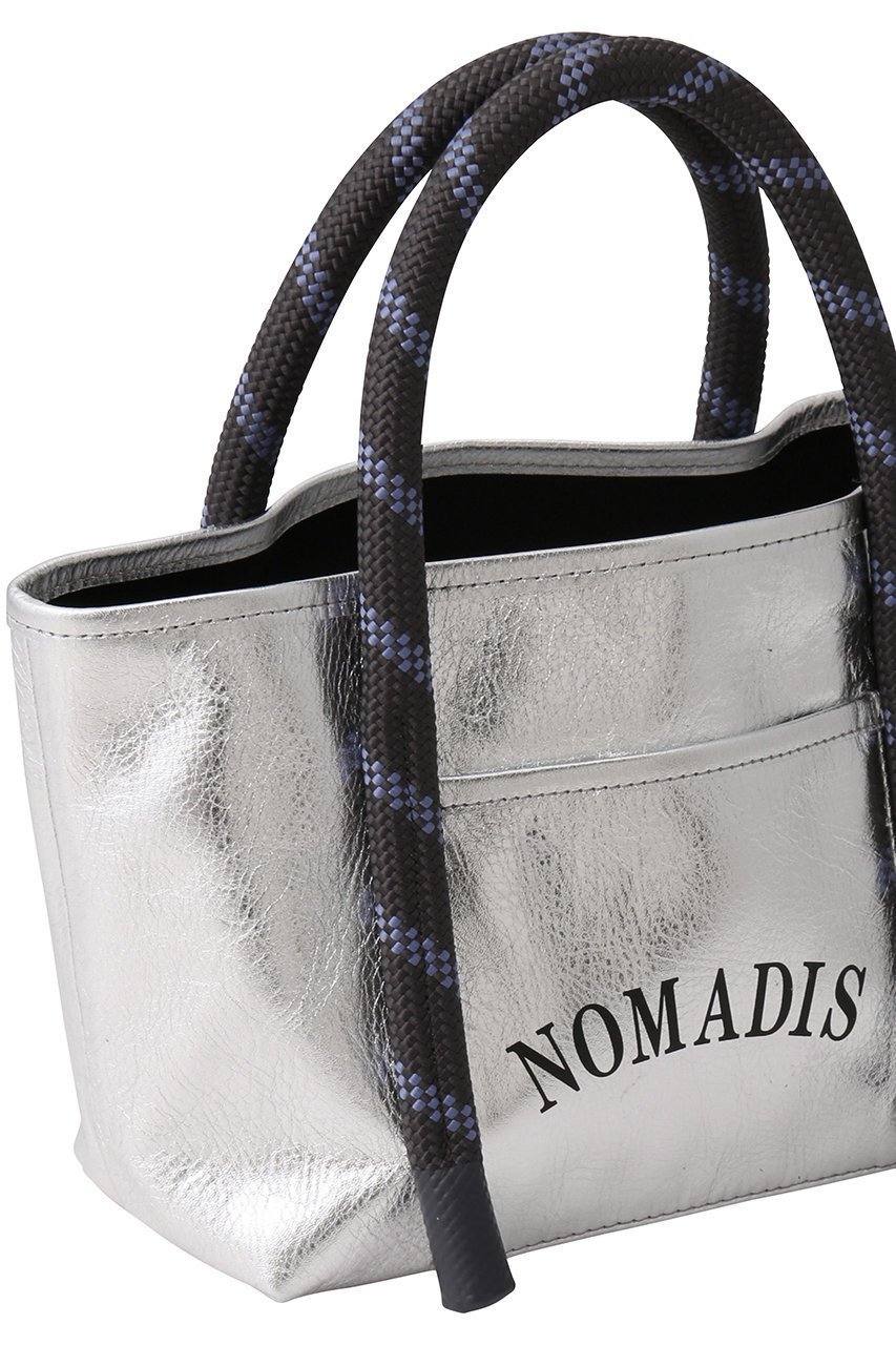 【ノマディス/NOMADIS】のJOY レザーミニトート 人気、トレンドファッション・服の通販 founy(ファニー) 　ファッション　Fashion　レディースファッション　Fashion for Women　バッグ　Bags　2025年　2025　2025-2026秋冬・A/W　Autumn/Winter 2025–26 AW25–26　シルバー　Silver, Metallic Silver　フロント　Front, Front Design　ポケット　Pocket, Pocket Detail　メタリック　Metallic, Shiny Finish　ラバー　Rubber, Rubber Sole　A/W・秋冬　Autumn/Winter　other-5|ID: prp329100004625363 ipo3291000000033229640