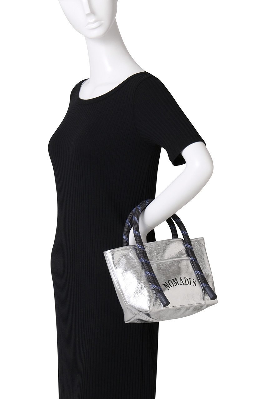 【ノマディス/NOMADIS】のJOY レザーミニトート 人気、トレンドファッション・服の通販 founy(ファニー) ファッション Fashion レディースファッション Fashion for Women バッグ Bags シルバー Silver, Metallic Silver フロント Front, Front Design ポケット Pocket, Pocket Detail メタリック Metallic, Shiny Finish ラバー Rubber, Rubber Sole other-3|ID: prp329100004625363 ipo3291000000035425773