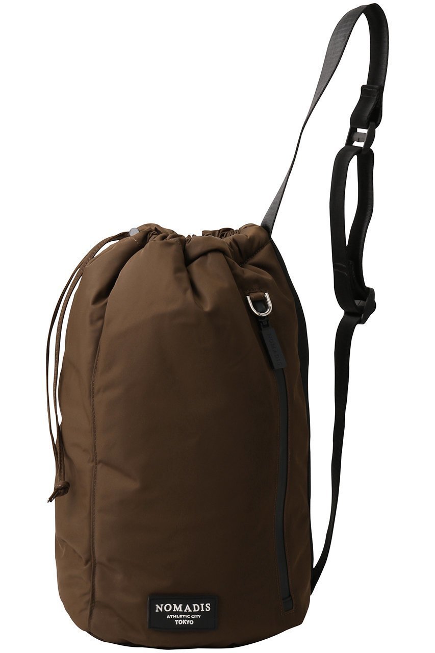 【ノマディス/NOMADIS】のDUFFLE ボディバッグ インテリア・キッズ・メンズ・レディースファッション・服の通販 founy(ファニー) ファッション Fashion レディースファッション Fashion for Women バッグ Bags ポーチ&ミニバッグ Pouches & Mini Bags ユニセックス Unisex, Genderless ショルダー Shoulder, Shoulder Strap チャーム Charm, Pendant ドローストリング Drawstring, Pull Cord ポケット Pocket, Pocket Detail メッシュ Mesh, Net Fabric ラバー Rubber, Rubber Sole 旅行 Travel ダークブラウン|ID: prp329100004625368 ipo3291000000035425793