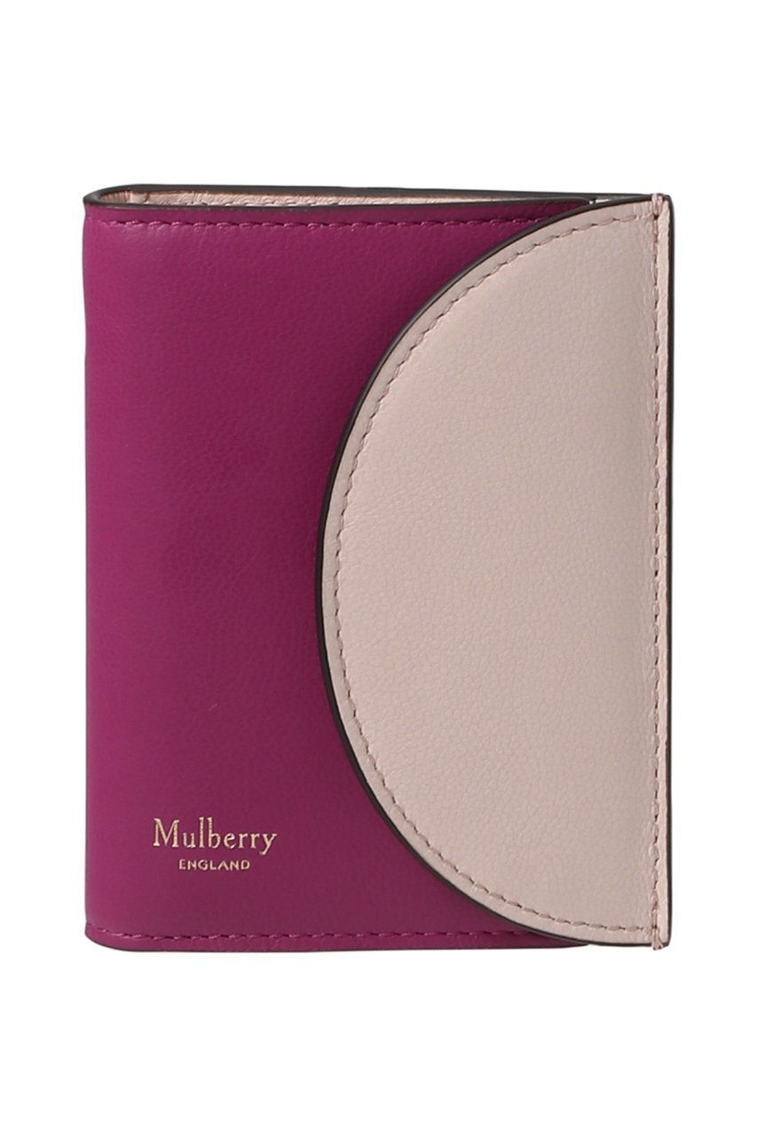 【マルベリー/Mulberry】のCOMPACT BICOLOUR BIFOLD WALLET インテリア・キッズ・メンズ・レディースファッション・服の通販 founy(ファニー) 　ファッション　Fashion　レディースファッション　Fashion for Women　ミニ財布・二つ折り財布　Wallets & Card Cases　バッグ　Bags　なめらか　Smooth, Silky Texture　コンパクト　Compact, Small Size　ブロック　Block, Solid Block Pattern　モダン　Modern, Contemporary　財布　Wallet, Purse　ブロッサムピンク×オーキッド|ID: prp329100004625378 ipo3291000000035510086