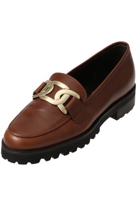 【ルカグロッシ/LucaGrossi】 ラウンドチェーンローファー人気、トレンドファッション・服の通販 founy(ファニー) ファッション Fashion レディースファッション Fashion for Women なめらか Smooth, Silky Texture シューズ Shoes, Footwear チェーン Chain, Chain Strap フラット Flat, Flat Shoes ラウンド Round, Round Neck エレガント 上品 Elegant |ID:prp329100004625393