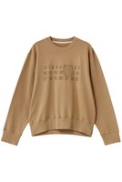 【エムエム6 メゾン マルタン マルジェラ/MM6 Maison Martin Margiela】のロゴ スウェットシャツ 人気、トレンドファッション・服の通販 founy(ファニー) ファッション Fashion レディースファッション Fashion for Women トップス・カットソー Cut & Sew Tops シャツ・ブラウス・オフィスカジュアル Elegant Blouses & Button-Ups レディースパーカー・カジュアルフーディー Casual Hoodies & Sweatshirts ロングTシャツ・Tシャツ Longline T-Shirts & Tees スウェット・クルーネックトップス Sweatshirts & Crewnecks / Relaxed Fit Sweat Tops カットソー・ベーシックTシャツ Cut-and-Sewn Tops / Stretch Tees & Basics 2025年 2025 2025-2026秋冬・A/W Autumn/Winter 2025–26 AW25–26 スタイリッシュ Stylish, Fashionable スタンダード Standard, Basic ロング Long, Long-Length 定番 Standard, Basic Item A/W・秋冬 Autumn/Winter |ID:prp329100004625409