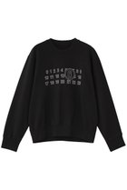 【エムエム6 メゾン マルタン マルジェラ/MM6 Maison Martin Margiela】のロゴ スウェットシャツ ブラック|ID:prp329100004625409