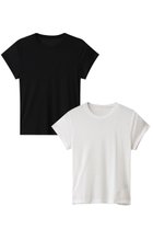 【メゾンスペシャル/MAISON SPECIAL】のパックTEE BLK(ブラック)×WHT(ホワイト)|ID:prp329100004625412