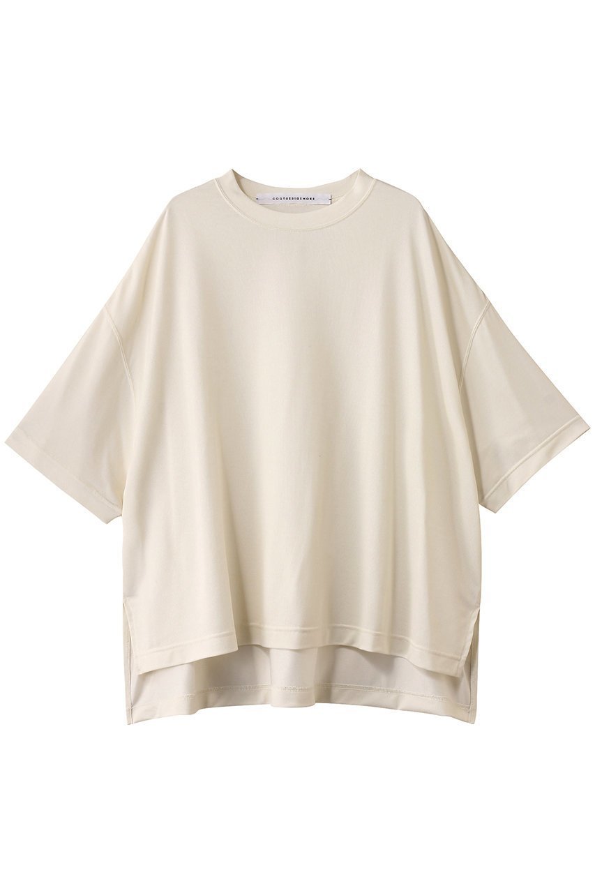 【コグ ザビッグスモーク/COGTHEBIGSMOKE】の【8/1 0:00販売開始】17 DELTA T SHIRT インテリア・キッズ・メンズ・レディースファッション・服の通販 founy(ファニー) 　ファッション　Fashion　レディースファッション　Fashion for Women　トップス・カットソー　Cut & Sew Tops　シャツ・ブラウス・オフィスカジュアル　Elegant Blouses & Button-Ups　ロングTシャツ・Tシャツ　Longline T-Shirts & Tees　カットソー・ベーシックTシャツ　Cut-and-Sewn Tops / Stretch Tees & Basics　2025年　2025　2025-2026秋冬・A/W　Autumn/Winter 2025–26 AW25–26　なめらか　Smooth, Silky Texture　ウォッシャブル　Machine Washable　ショート　Short, Short Length　シンプル　Simple, Minimal　スタイリッシュ　Stylish, Fashionable　スリット　Slit, Slit Detail　スリーブ　Sleeve, Long Sleeve / Short Sleeve　パターン　Pattern, Design Print　人気　Popular, Best Seller　A/W・秋冬　Autumn/Winter　ミルク|ID: prp329100004625413 ipo3291000000033230068