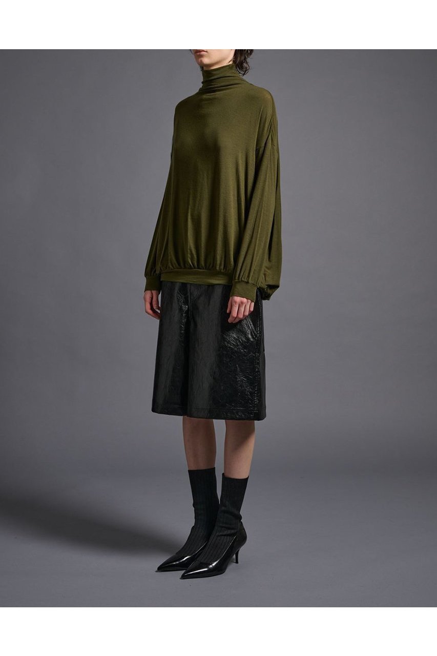 【コグ ザビッグスモーク/COGTHEBIGSMOKE】の【8/1 0:00販売開始】04 MYRA NARROW SLV HIGH NECK 人気、トレンドファッション・服の通販 founy(ファニー) 　ファッション　Fashion　レディースファッション　Fashion for Women　トップス・カットソー　Cut & Sew Tops　シャツ・ブラウス・オフィスカジュアル　Elegant Blouses & Button-Ups　ロングTシャツ・Tシャツ　Longline T-Shirts & Tees　カットソー・ベーシックTシャツ　Cut-and-Sewn Tops / Stretch Tees & Basics　2025年　2025　2025-2026秋冬・A/W　Autumn/Winter 2025–26 AW25–26　コンパクト　Compact, Small Size　シンプル　Simple, Minimal　スクエア　Square, Square Shape　スリーブ　Sleeve, Long Sleeve / Short Sleeve　ハイネック　High Neck, Mock Neck　ロング　Long, Long-Length　ワイド　Wide, Wide Fit　旅行　Travel　A/W・秋冬　Autumn/Winter　other-7|ID: prp329100004625420 ipo3291000000033230125