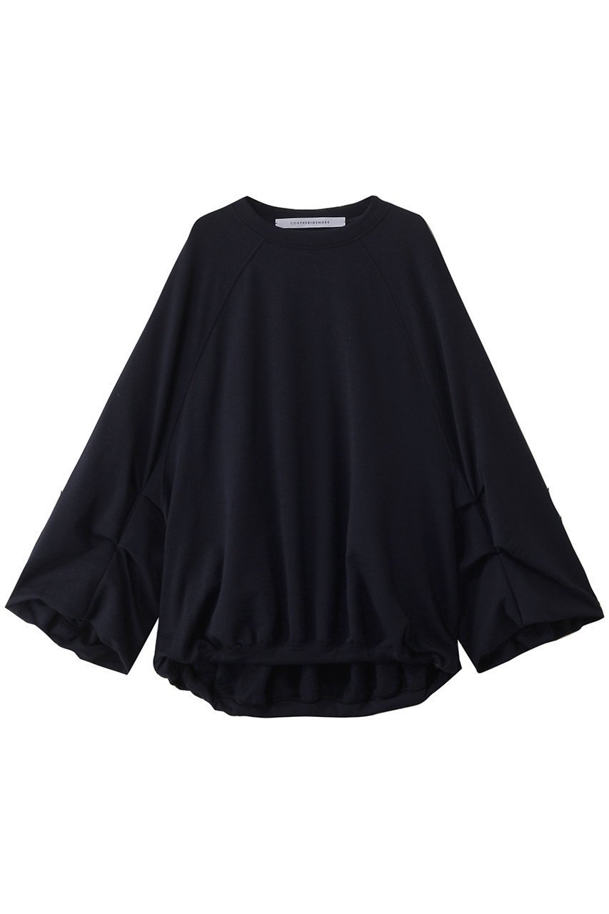 【コグ ザビッグスモーク/COGTHEBIGSMOKE】の【8/1 0:00販売開始】26 LILLY PUFFY TOP インテリア・キッズ・メンズ・レディースファッション・服の通販 founy(ファニー) 　ファッション　Fashion　レディースファッション　Fashion for Women　トップス・カットソー　Cut & Sew Tops　シャツ・ブラウス・オフィスカジュアル　Elegant Blouses & Button-Ups　レディースパーカー・カジュアルフーディー　Casual Hoodies & Sweatshirts　ロングTシャツ・Tシャツ　Longline T-Shirts & Tees　スウェット・クルーネックトップス　Sweatshirts & Crewnecks / Relaxed Fit Sweat Tops　カットソー・ベーシックTシャツ　Cut-and-Sewn Tops / Stretch Tees & Basics　2025年　2025　2025-2026秋冬・A/W　Autumn/Winter 2025–26 AW25–26　スウェット / スエット　Sweatshirt, Sweatwear　トレンド　Trend, Trending Now　ラグジュアリー　Luxury, Elegant　抗菌　Antibacterial, Bacteria-Resistant　A/W・秋冬　Autumn/Winter　ネイビー|ID: prp329100004625422 ipo3291000000033230141