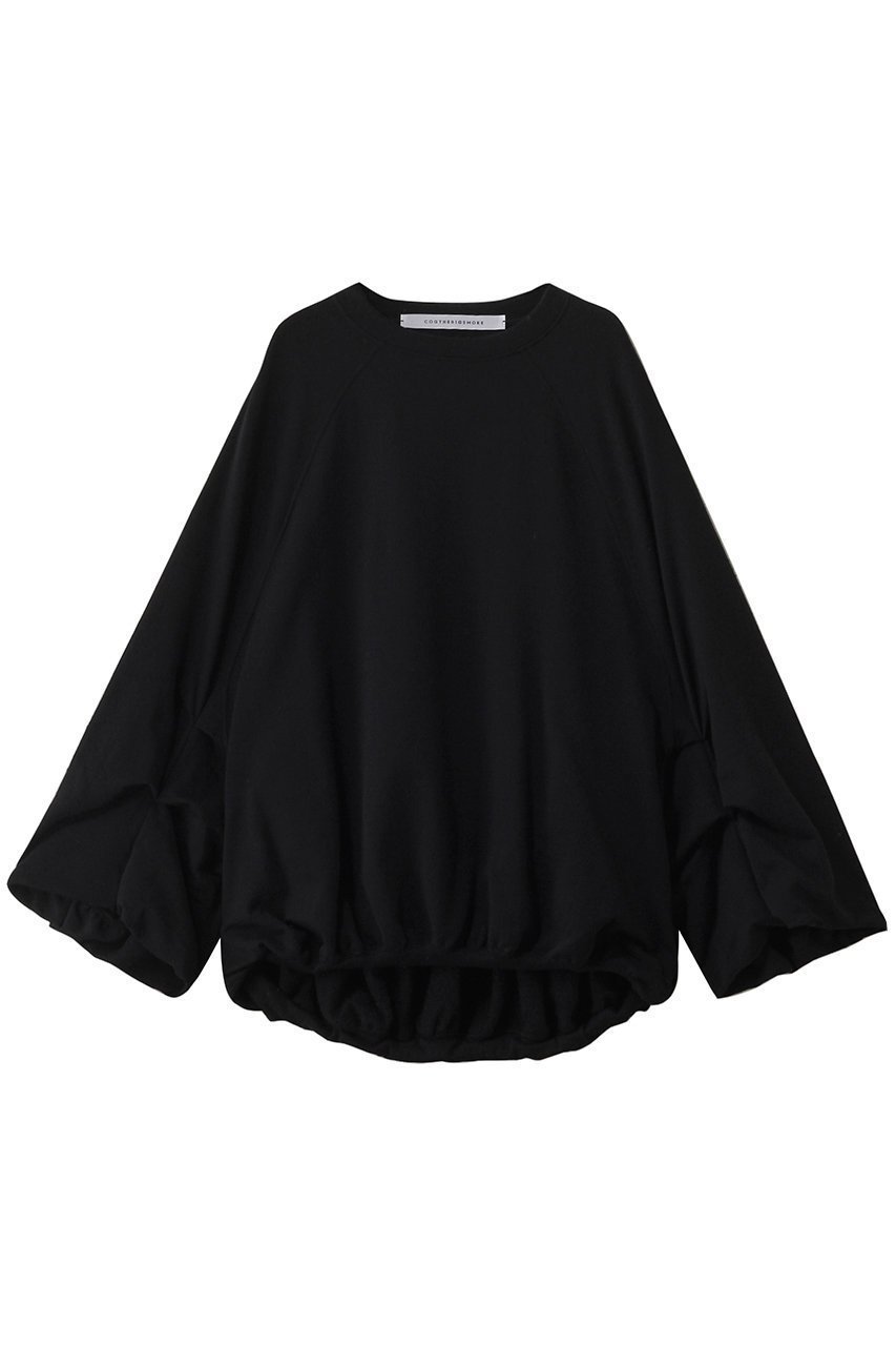 【コグ ザビッグスモーク/COGTHEBIGSMOKE】の【8/1 0:00販売開始】26 LILLY PUFFY TOP インテリア・キッズ・メンズ・レディースファッション・服の通販 founy(ファニー) 　ファッション　Fashion　レディースファッション　Fashion for Women　トップス・カットソー　Cut & Sew Tops　シャツ・ブラウス・オフィスカジュアル　Elegant Blouses & Button-Ups　レディースパーカー・カジュアルフーディー　Casual Hoodies & Sweatshirts　ロングTシャツ・Tシャツ　Longline T-Shirts & Tees　スウェット・クルーネックトップス　Sweatshirts & Crewnecks / Relaxed Fit Sweat Tops　カットソー・ベーシックTシャツ　Cut-and-Sewn Tops / Stretch Tees & Basics　2025年　2025　2025-2026秋冬・A/W　Autumn/Winter 2025–26 AW25–26　スウェット / スエット　Sweatshirt, Sweatwear　トレンド　Trend, Trending Now　ラグジュアリー　Luxury, Elegant　抗菌　Antibacterial, Bacteria-Resistant　A/W・秋冬　Autumn/Winter　ブラック|ID: prp329100004625422 ipo3291000000033230145