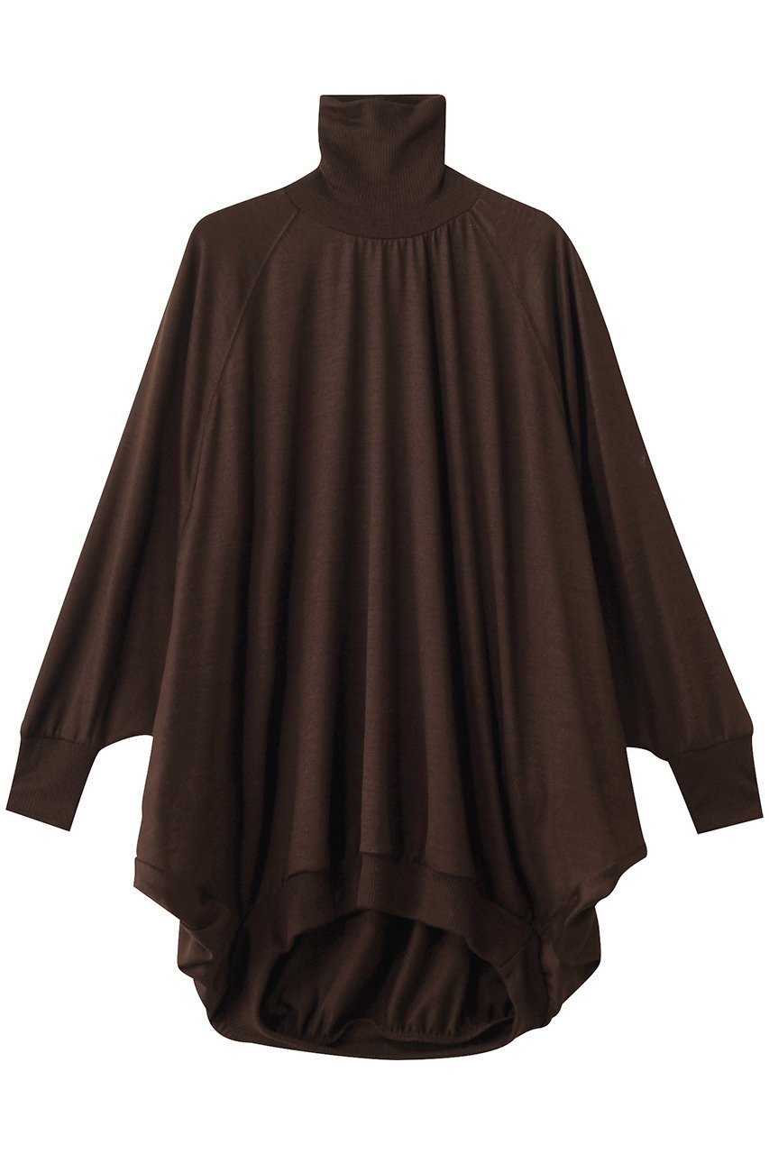 【コグ ザビッグスモーク/COGTHEBIGSMOKE】の【8/1 0:00販売開始】38 MATILDA POLLO NECK ABANICOS TOP インテリア・キッズ・メンズ・レディースファッション・服の通販 founy(ファニー) 　ファッション　Fashion　レディースファッション　Fashion for Women　トップス・カットソー　Cut & Sew Tops　シャツ・ブラウス・オフィスカジュアル　Elegant Blouses & Button-Ups　ロングTシャツ・Tシャツ　Longline T-Shirts & Tees　カットソー・ベーシックTシャツ　Cut-and-Sewn Tops / Stretch Tees & Basics　2025年　2025　2025-2026秋冬・A/W　Autumn/Winter 2025–26 AW25–26　エレガント 上品　Elegant　コンパクト　Compact, Small Size　ストレッチ　Stretch, Stretchy Fabric　スリーブ　Sleeve, Long Sleeve / Short Sleeve　タートル　Turtleneck, Turtle Collar　タートルネック　Turtleneck, High Neck　フィット　Fit, Slim Fit　ロング　Long, Long-Length　A/W・秋冬　Autumn/Winter　チョコレート|ID: prp329100004625425 ipo3291000000033230177