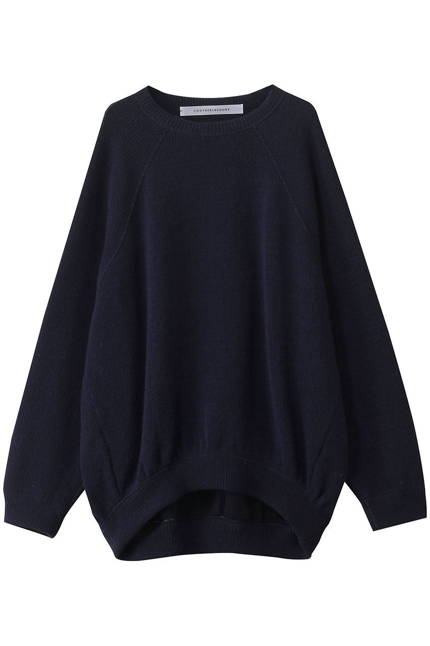 【コグ ザビッグスモーク/COGTHEBIGSMOKE】の【8/1 0:00販売開始】48 ELLIS SWEATSHIRT インテリア・キッズ・メンズ・レディースファッション・服の通販 founy(ファニー) 　ファッション　Fashion　レディースファッション　Fashion for Women　トップス・カットソー　Cut & Sew Tops　シャツ・ブラウス・オフィスカジュアル　Elegant Blouses & Button-Ups　レディースパーカー・カジュアルフーディー　Casual Hoodies & Sweatshirts　ロングTシャツ・Tシャツ　Longline T-Shirts & Tees　スウェット・クルーネックトップス　Sweatshirts & Crewnecks / Relaxed Fit Sweat Tops　カットソー・ベーシックTシャツ　Cut-and-Sewn Tops / Stretch Tees & Basics　2025年　2025　2025-2026秋冬・A/W　Autumn/Winter 2025–26 AW25–26　ショート　Short, Short Length　スリーブ　Sleeve, Long Sleeve / Short Sleeve　リブニット　Rib Knit, Ribbed Knit　定番　Standard, Basic Item　A/W・秋冬　Autumn/Winter　ネイビー|ID: prp329100004625433 ipo3291000000033230256