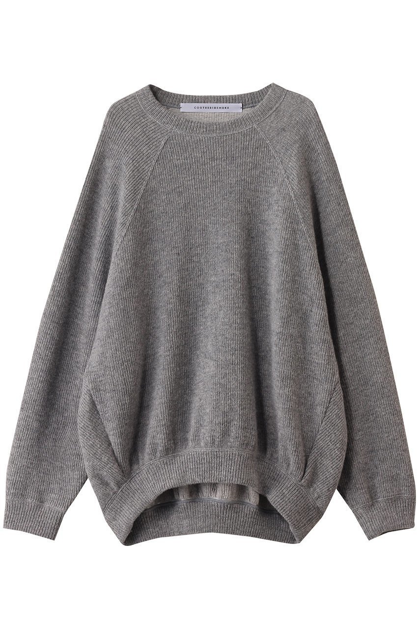 【コグ ザビッグスモーク/COGTHEBIGSMOKE】の【8/1 0:00販売開始】48 ELLIS SWEATSHIRT インテリア・キッズ・メンズ・レディースファッション・服の通販 founy(ファニー) 　ファッション　Fashion　レディースファッション　Fashion for Women　トップス・カットソー　Cut & Sew Tops　シャツ・ブラウス・オフィスカジュアル　Elegant Blouses & Button-Ups　レディースパーカー・カジュアルフーディー　Casual Hoodies & Sweatshirts　ロングTシャツ・Tシャツ　Longline T-Shirts & Tees　スウェット・クルーネックトップス　Sweatshirts & Crewnecks / Relaxed Fit Sweat Tops　カットソー・ベーシックTシャツ　Cut-and-Sewn Tops / Stretch Tees & Basics　2025年　2025　2025-2026秋冬・A/W　Autumn/Winter 2025–26 AW25–26　ショート　Short, Short Length　スリーブ　Sleeve, Long Sleeve / Short Sleeve　リブニット　Rib Knit, Ribbed Knit　定番　Standard, Basic Item　A/W・秋冬　Autumn/Winter　ライトグレー|ID: prp329100004625433 ipo3291000000033230257