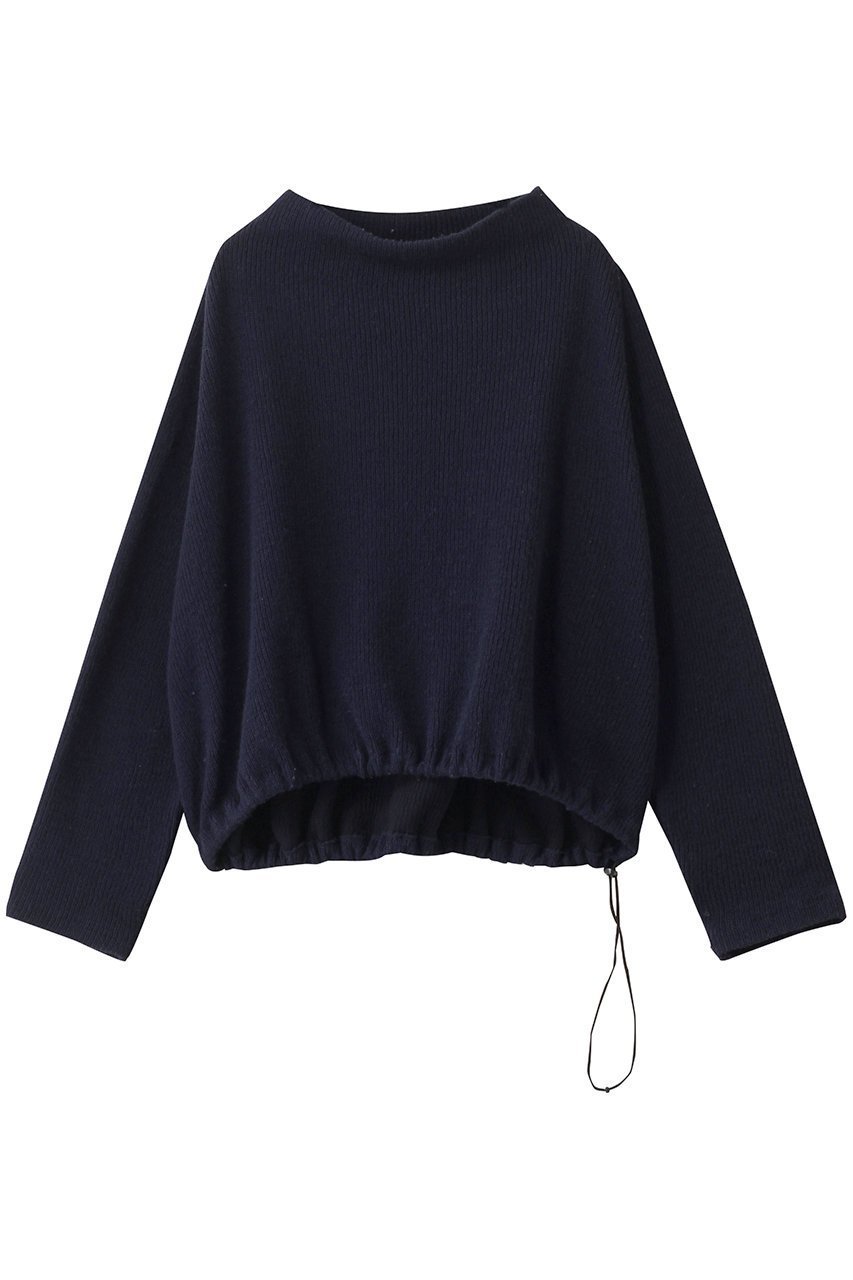 【コグ ザビッグスモーク/COGTHEBIGSMOKE】の【8/1 0:00販売開始】46 KORA BOTTLE NECK TOP インテリア・キッズ・メンズ・レディースファッション・服の通販 founy(ファニー) 　ファッション　Fashion　レディースファッション　Fashion for Women　トップス・カットソー　Cut & Sew Tops　シャツ・ブラウス・オフィスカジュアル　Elegant Blouses & Button-Ups　レディースパーカー・カジュアルフーディー　Casual Hoodies & Sweatshirts　ロングTシャツ・Tシャツ　Longline T-Shirts & Tees　スウェット・クルーネックトップス　Sweatshirts & Crewnecks / Relaxed Fit Sweat Tops　カットソー・ベーシックTシャツ　Cut-and-Sewn Tops / Stretch Tees & Basics　2025年　2025　2025-2026秋冬・A/W　Autumn/Winter 2025–26 AW25–26　アクセサリー　Fashion Accessories　インナー　Innerwear　カーディガン　Cardigan, Knitwear　コンパクト　Compact, Small Size　ショート　Short, Short Length　ジャケット　Jacket, Outerwear　ボトルネック　Bottle Neck, Mock Neck　リブニット　Rib Knit, Ribbed Knit　エレガント 上品　Elegant　A/W・秋冬　Autumn/Winter　ネイビー|ID: prp329100004625434 ipo3291000000033230268